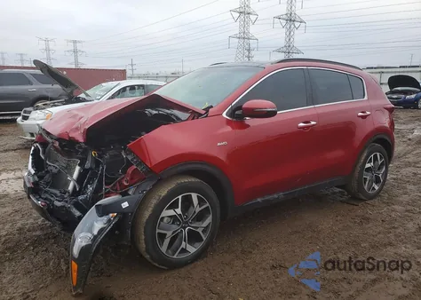 2022 Kia Sportage Ex z USA, uszkodzony, nr VIN KNDPNCAC2N7008805